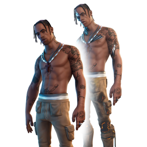 Travis Scott's character on Fortnite