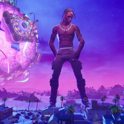 Travis Scott's concert on Fortnite