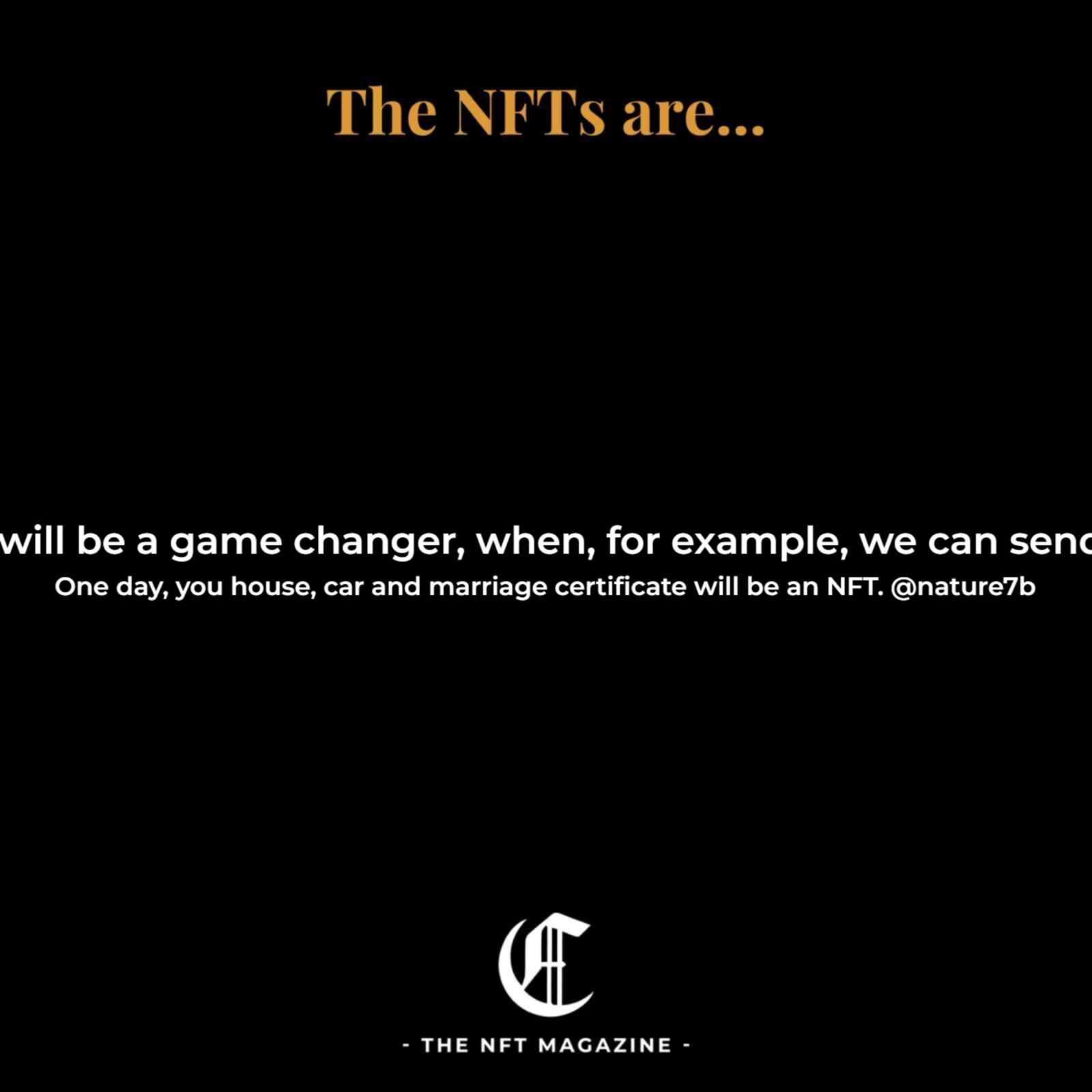 Cross chain interoperability tech will be a game changer, when, for example, we can send...